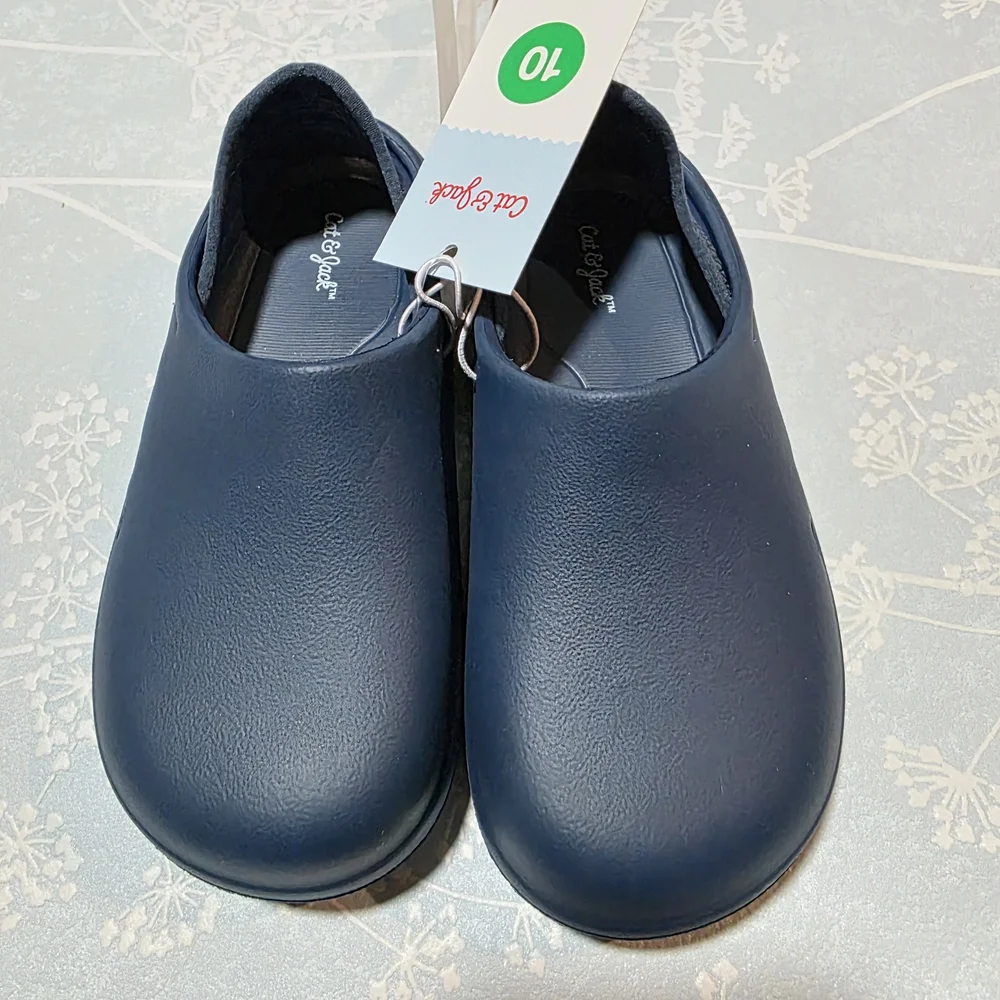 Toddler Boys' Rowan Slip-On Round-Toe Closed-Toe Blue Water Shoes Cat & Jack 10